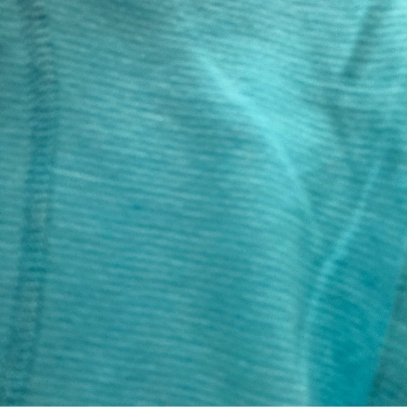 Ladies Talbots Active Wear Turquoise Stipe Pullover - Picture 2 of 4